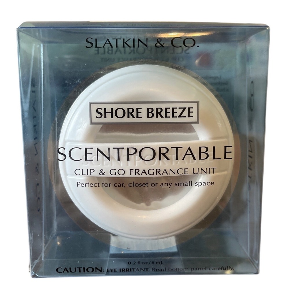Slatkin & Co Bath & Body Works SHORE BREEZE Scentportable Clip & Go Discontinued